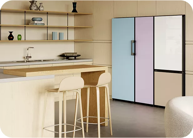 custom 4 panel fridge freezer