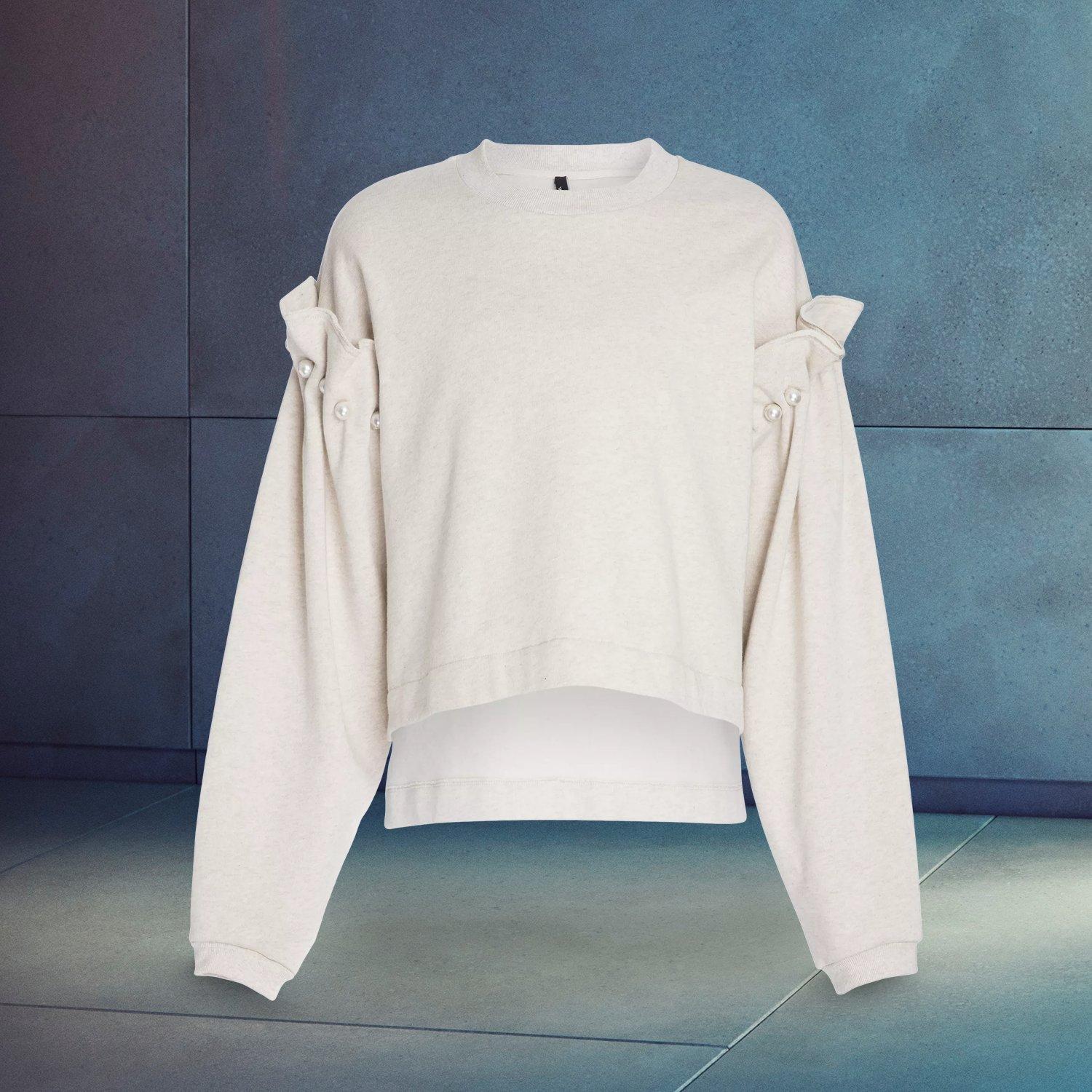 AKYN Dani Jersey Sweatshirt, Beige