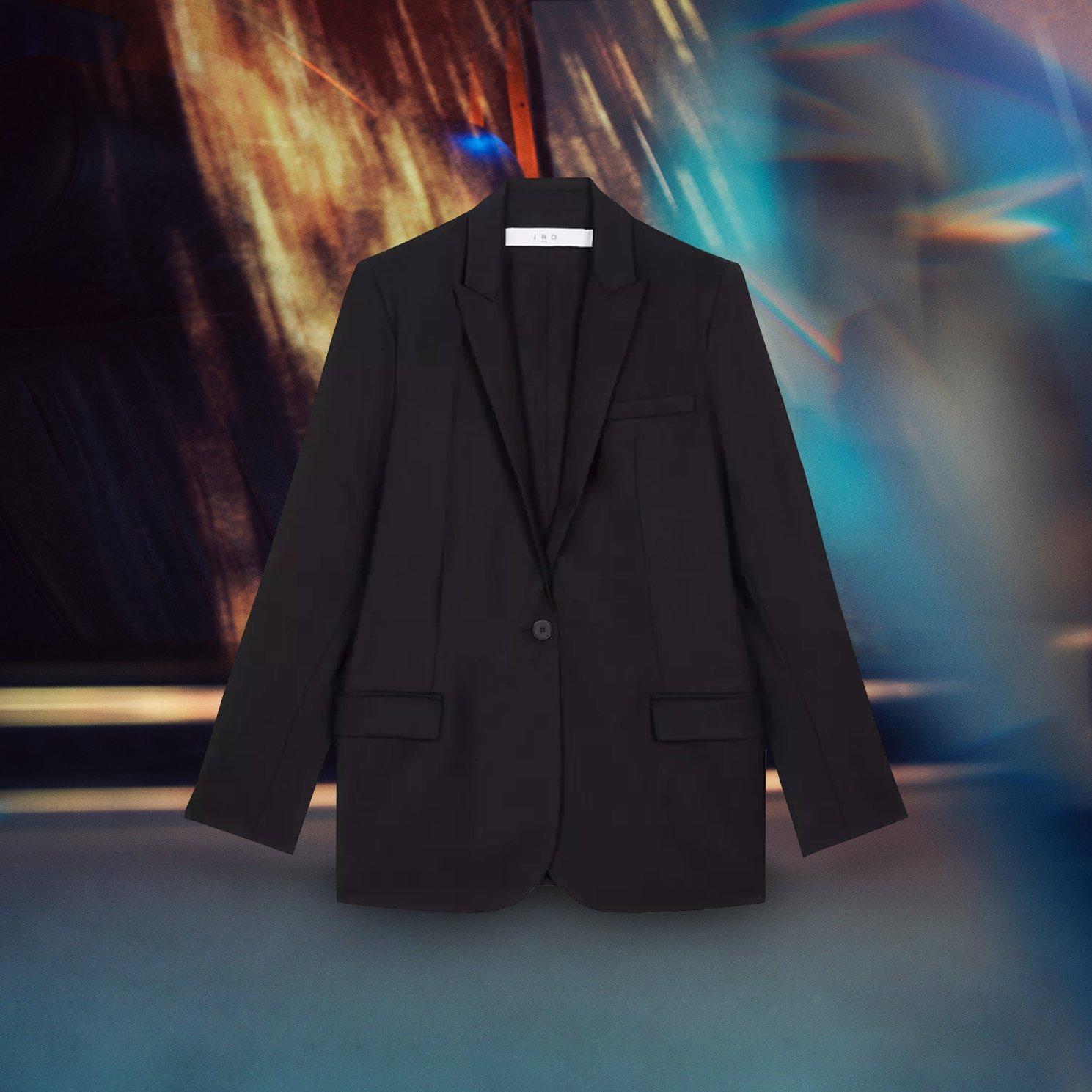 IRO Allan Wool Rich Blazer, Black