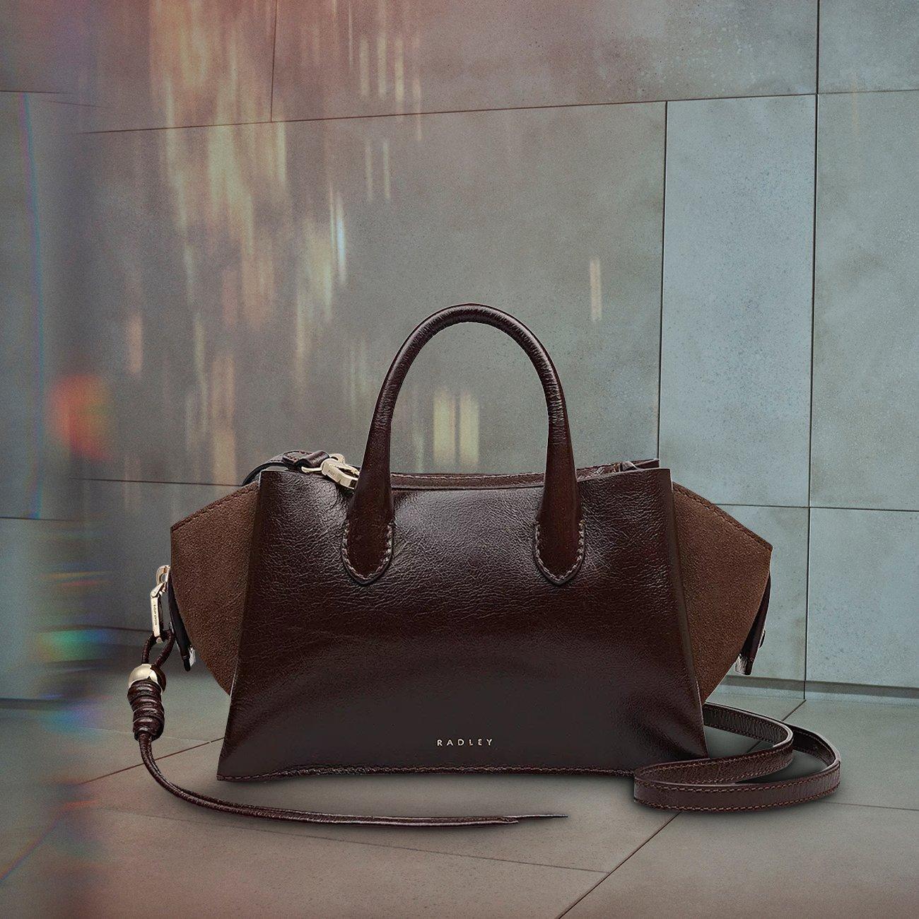 Radley The Romilly Leather Small Grab Bag, Dark Oak £219.00