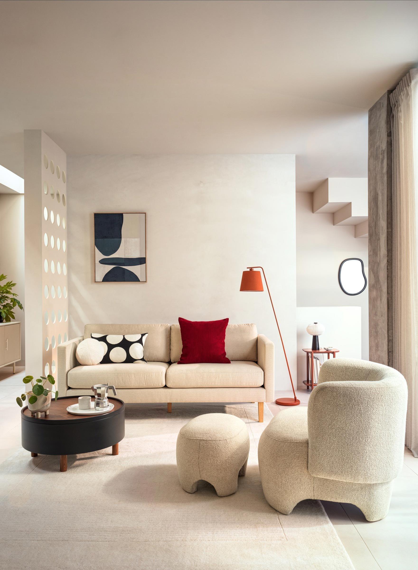 warm and cosy lounge set up. shop sofas
