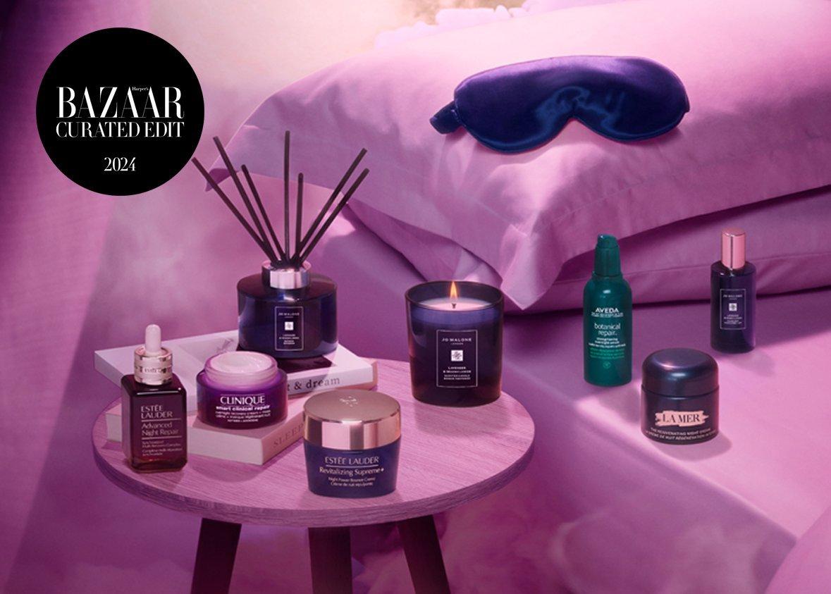 Image of a selection of the beauty of sleep collection