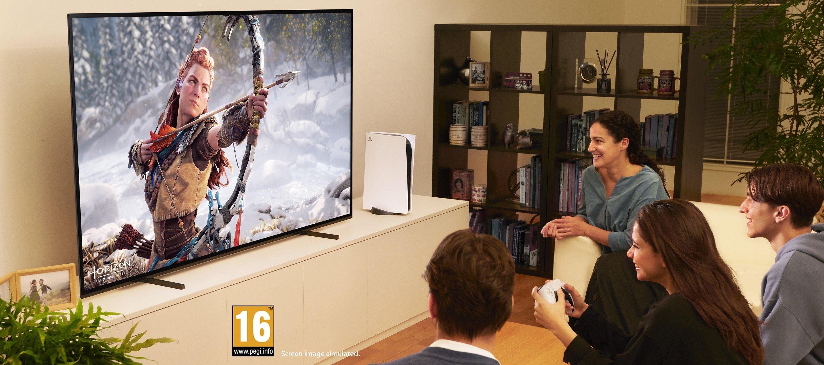 Enjoy cinematic gaming on PS5™ with 4K OLED Image