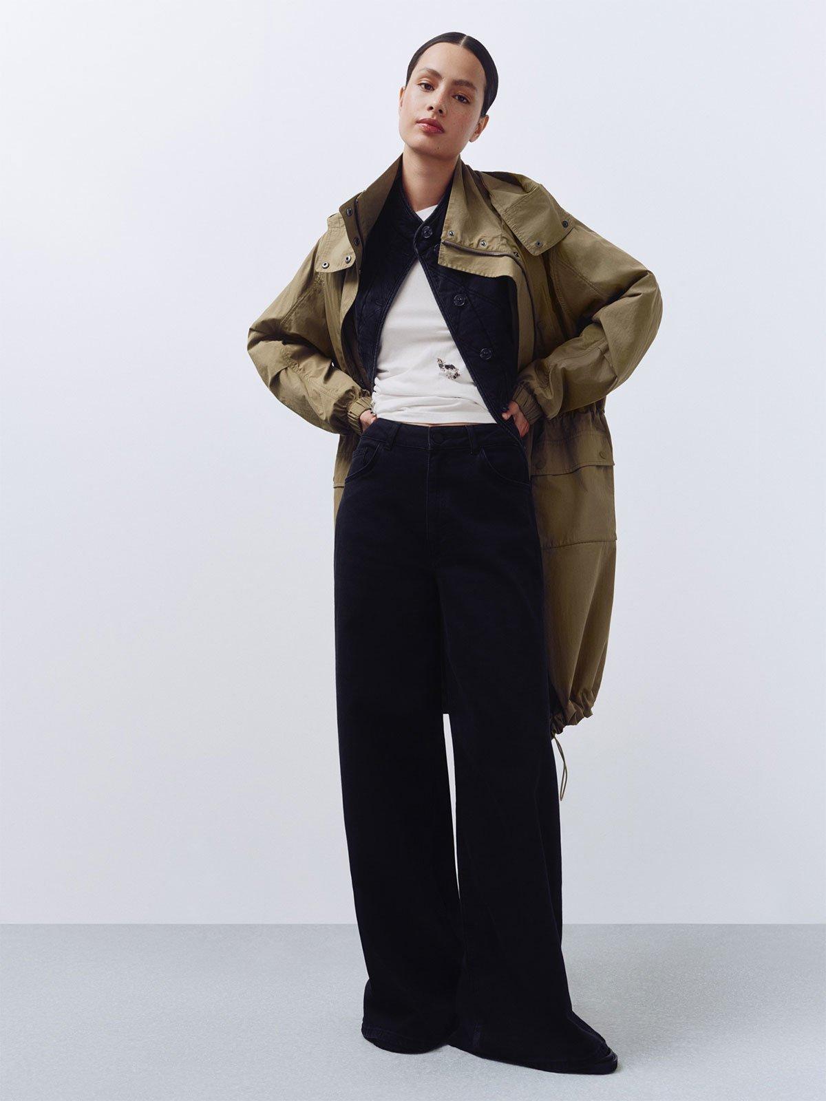 Women’s Khaki Parka Jacket