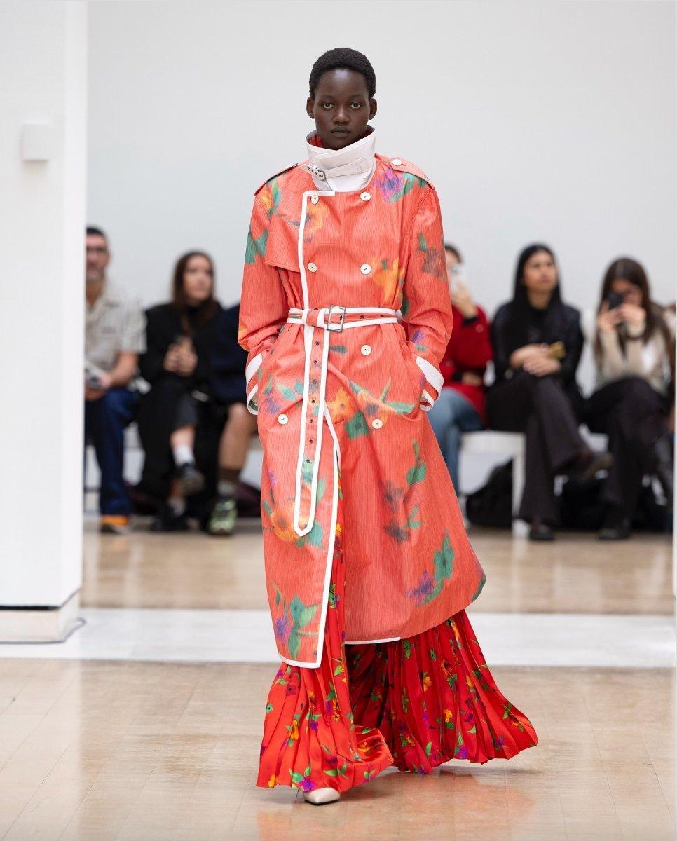 Image of a model on a runway
