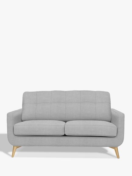 John Lewis Barbican Small 2 Seater Sofa, Grey