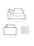 John Lewis Tokyo LHF Grand Modular Arm Unit