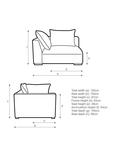 John Lewis Tokyo LHF Large Modular Arm Unit