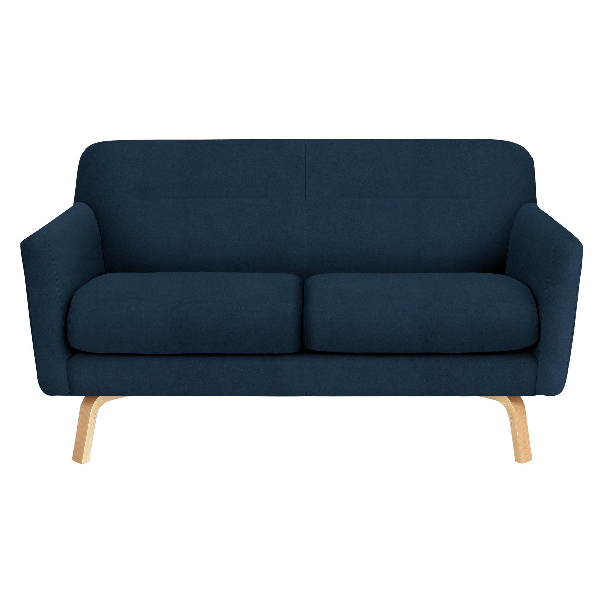 Archie II Range, John Lewis Easy Clean Plush Velvet Fabric, Navy, Price Band B