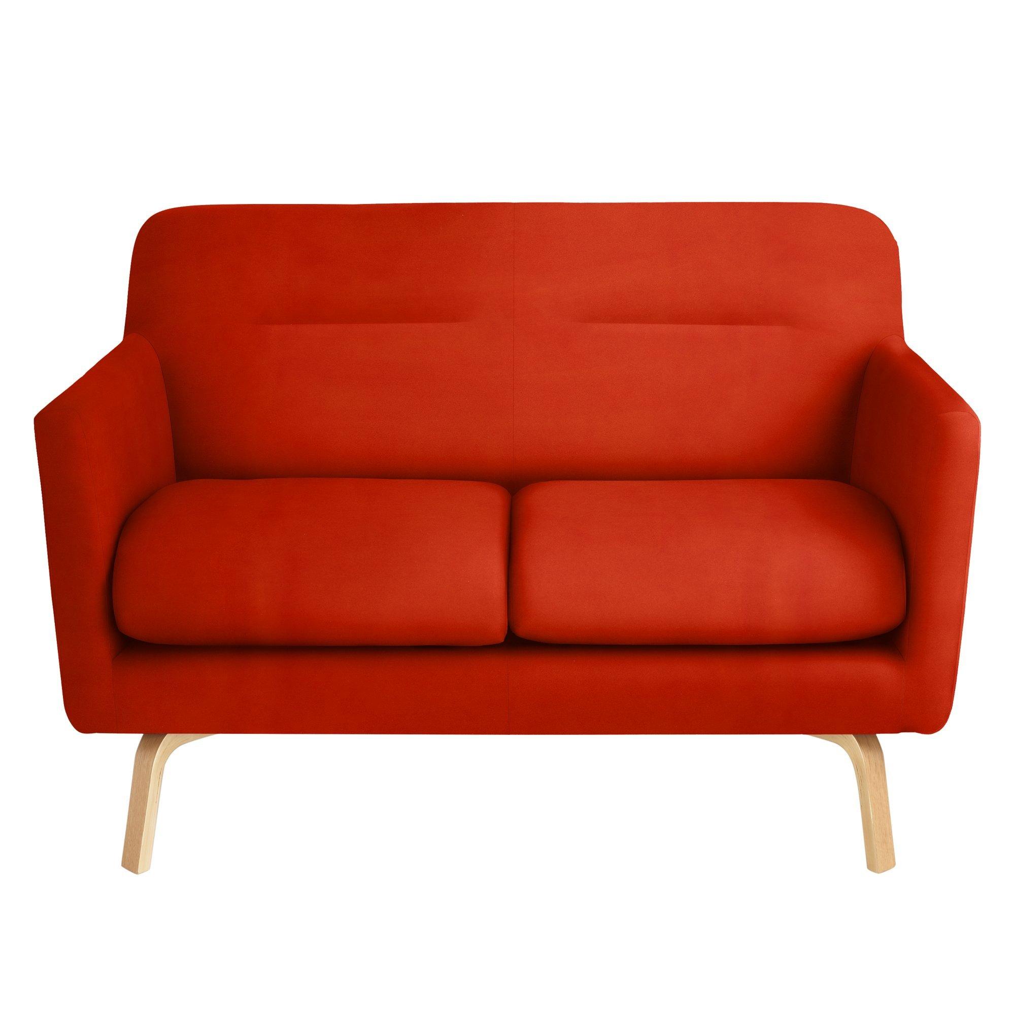 Archie II Range, John Lewis Easy Clean Plush Velvet Fabric, Paprika, Price Band B