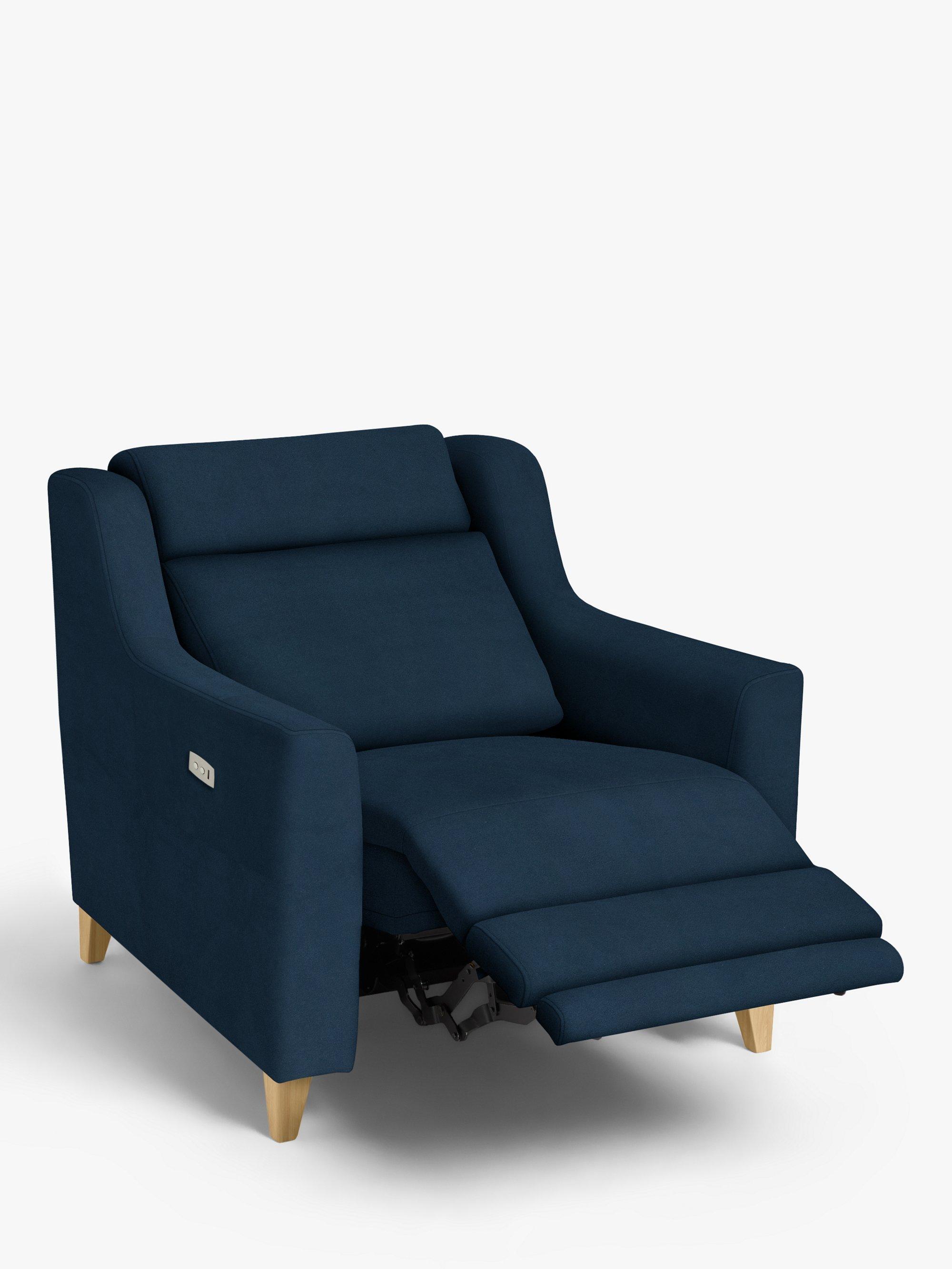 Elevate Range, John Lewis Easy Clean Plush Velvet Fabric, Navy, Price Band B