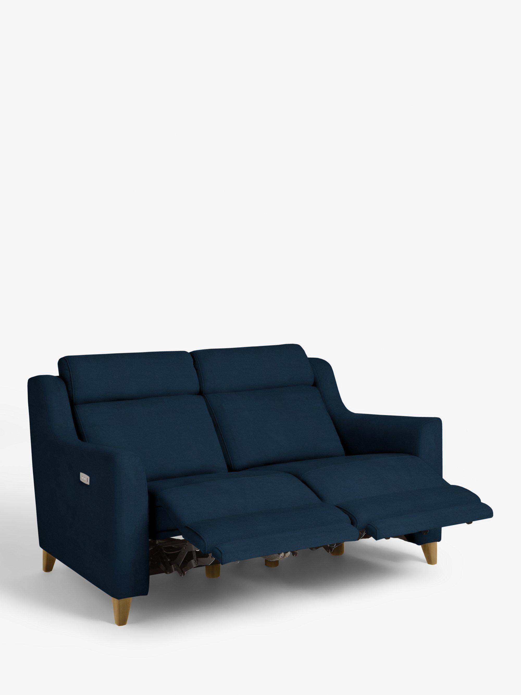 Elevate Range, John Lewis Easy Clean Plush Velvet Fabric, Navy, Price Band B