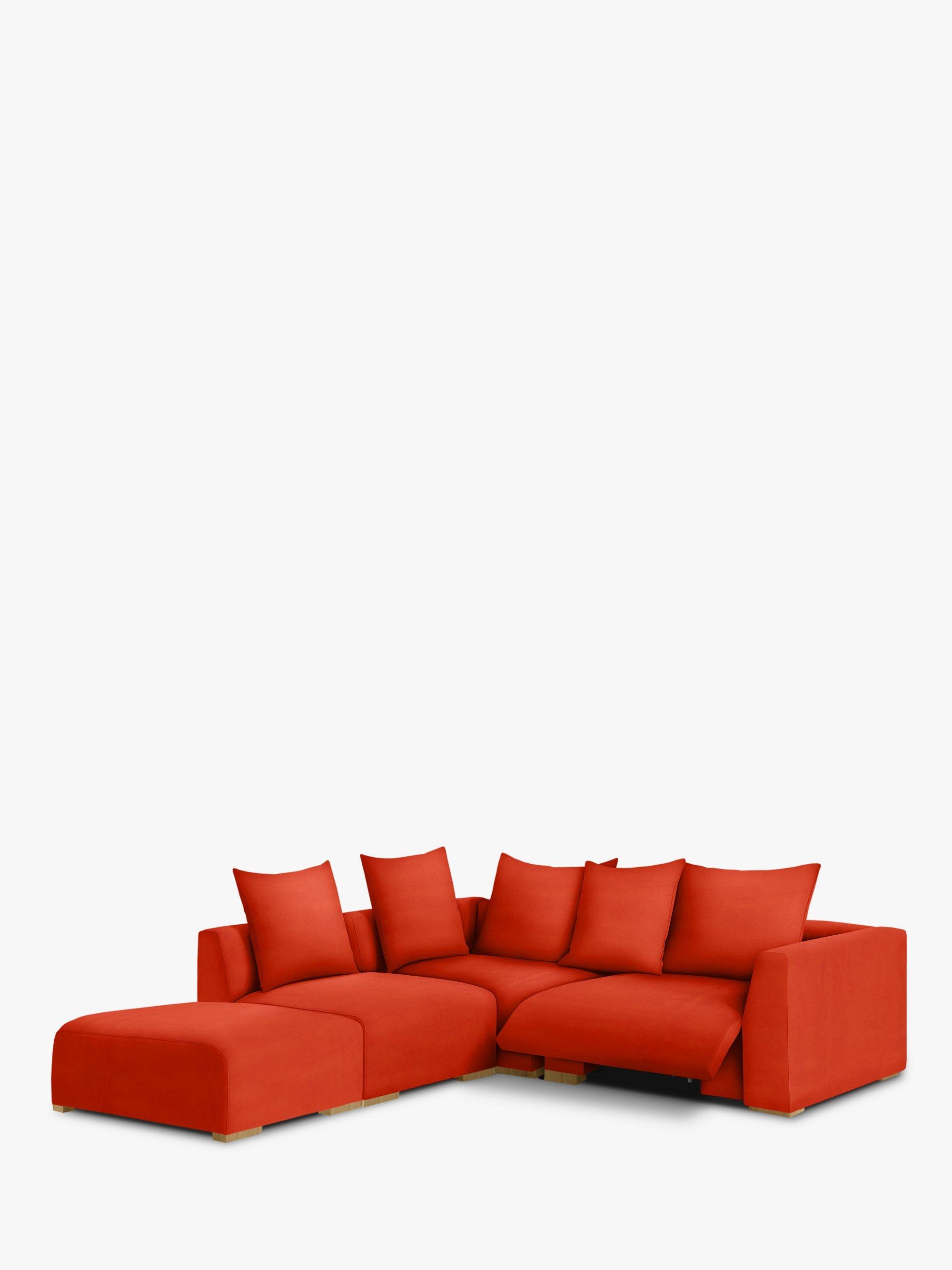 Tokyo Range, John Lewis Easy Clean Plush Velvet Fabric, Paprika, Price Band B