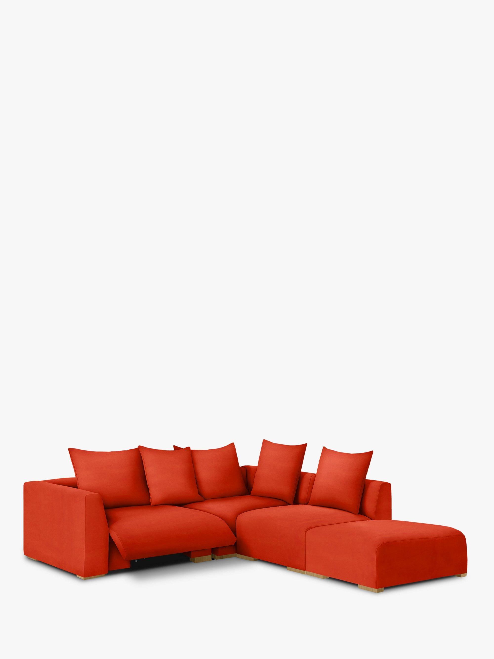 Tokyo Range, John Lewis Easy Clean Plush Velvet Fabric, Paprika, Price Band B