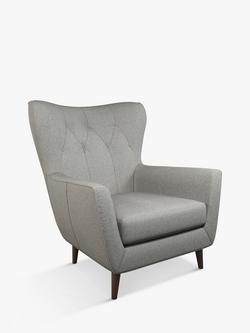 John Lewis Thomas Buttoned High Back Armchair, Multi