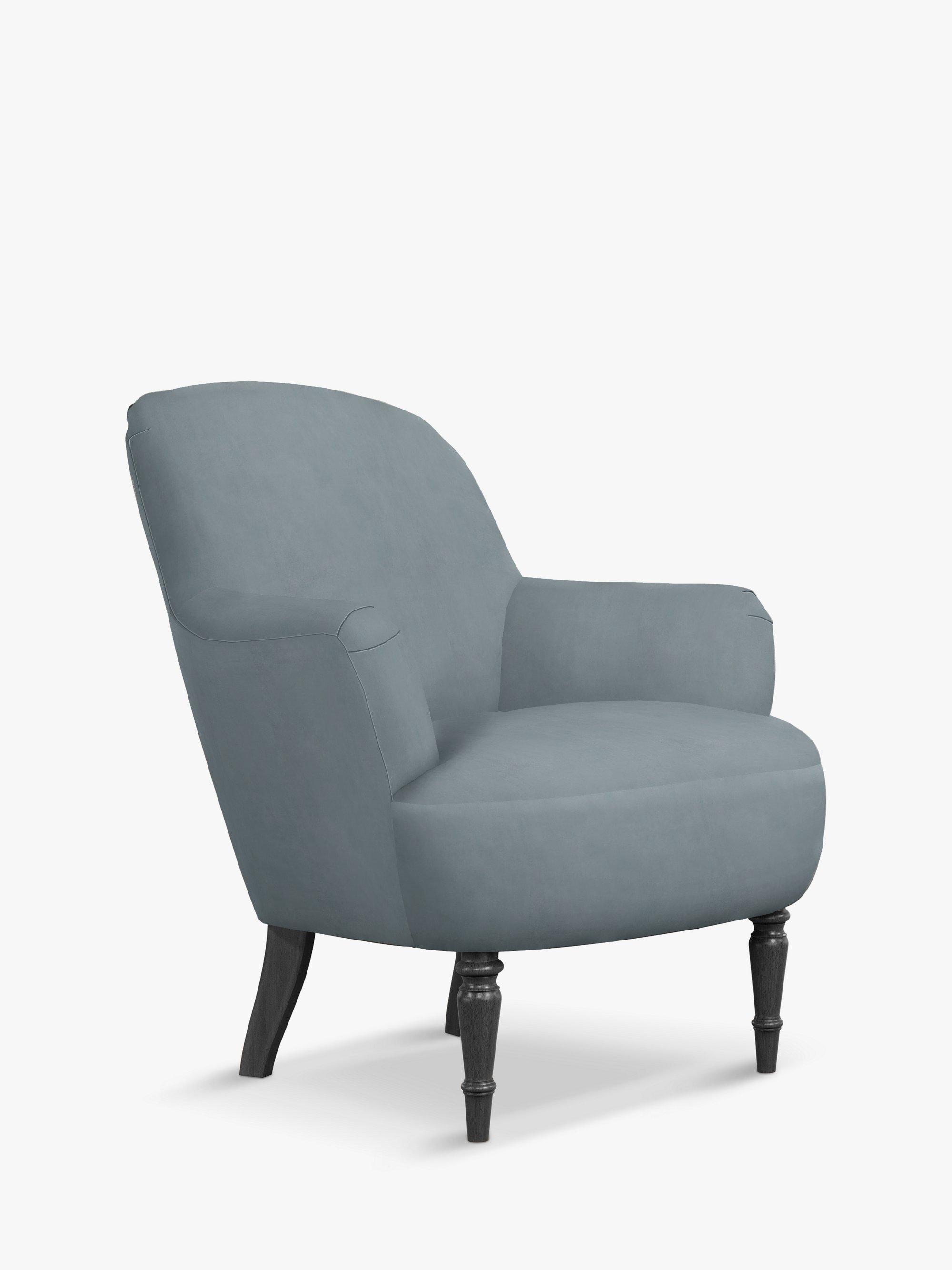Fireside Range, John Lewis Easy Clean Eco Velvet Fabric, Slate Blue, Price Band D