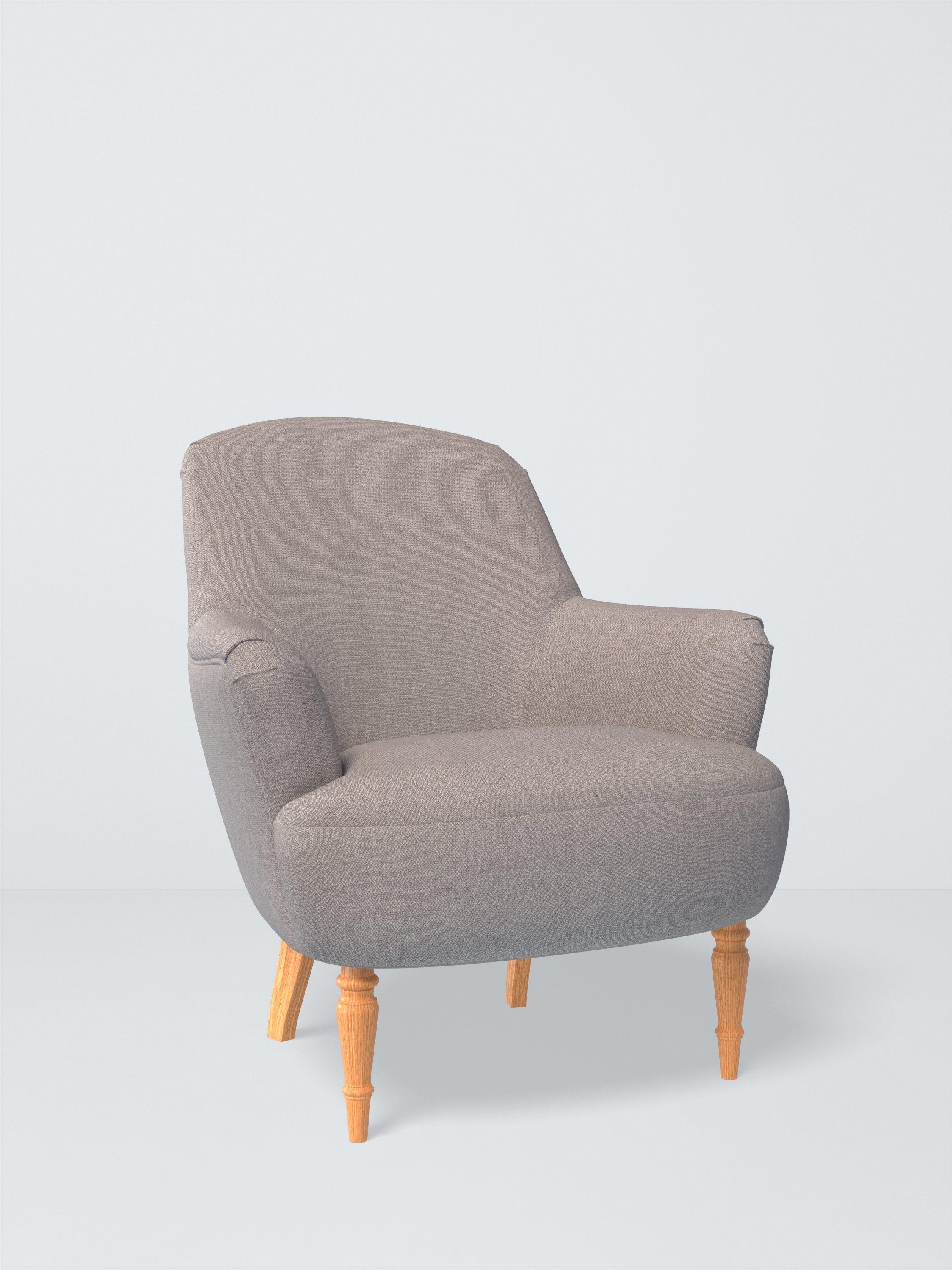 Fireside Range, John Lewis Twisted Boucle Fabric, Silver Grey, Price Band D