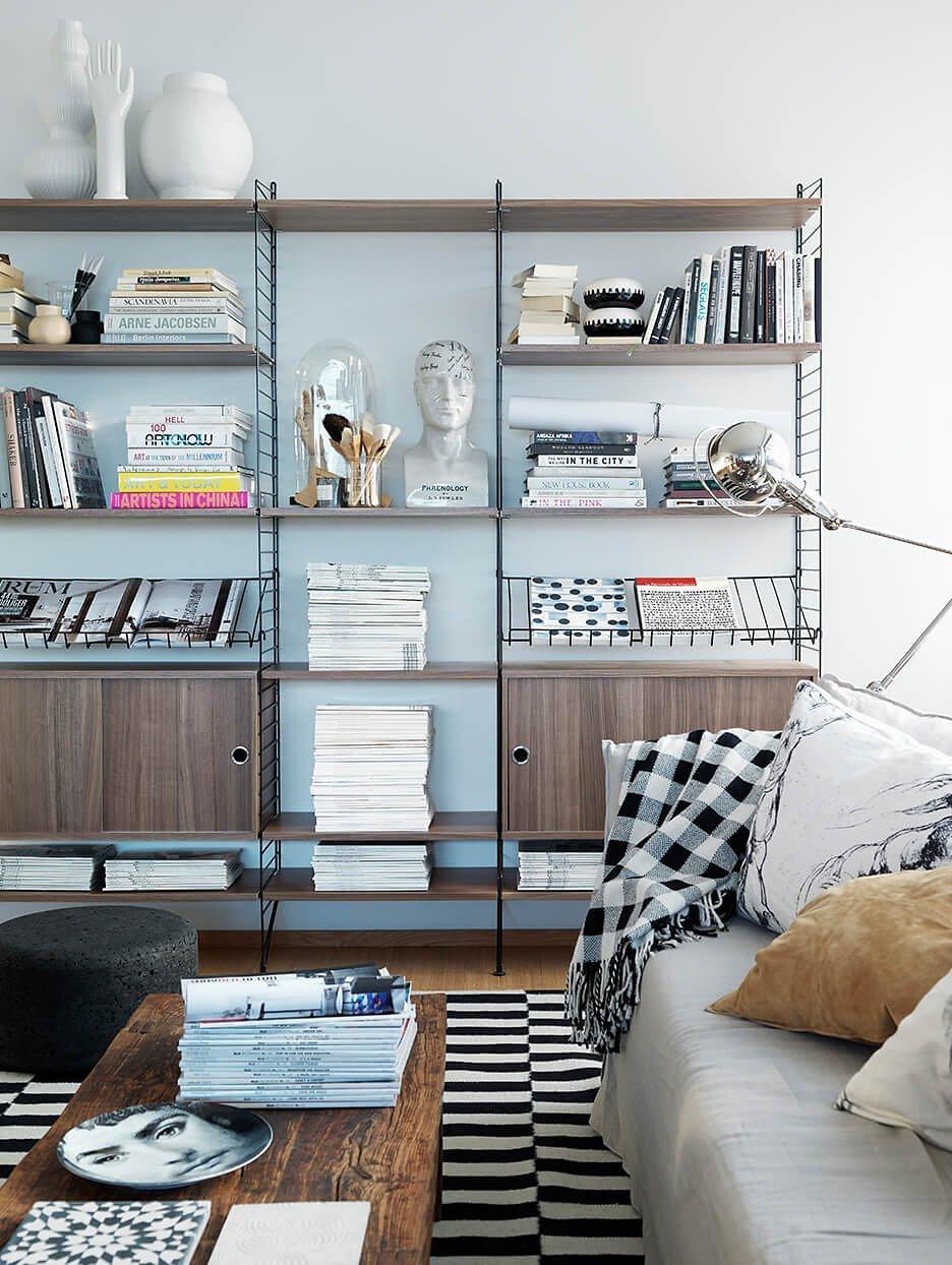 String bookshelves