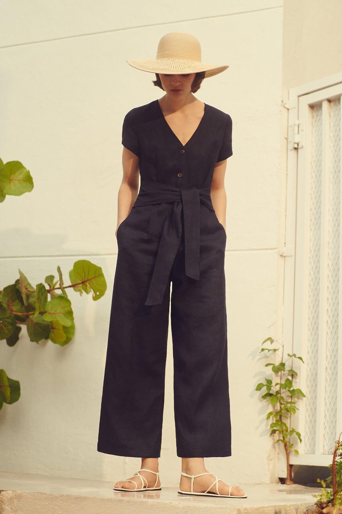 Hobbs jumpsuit with John Lewis & Partners hat