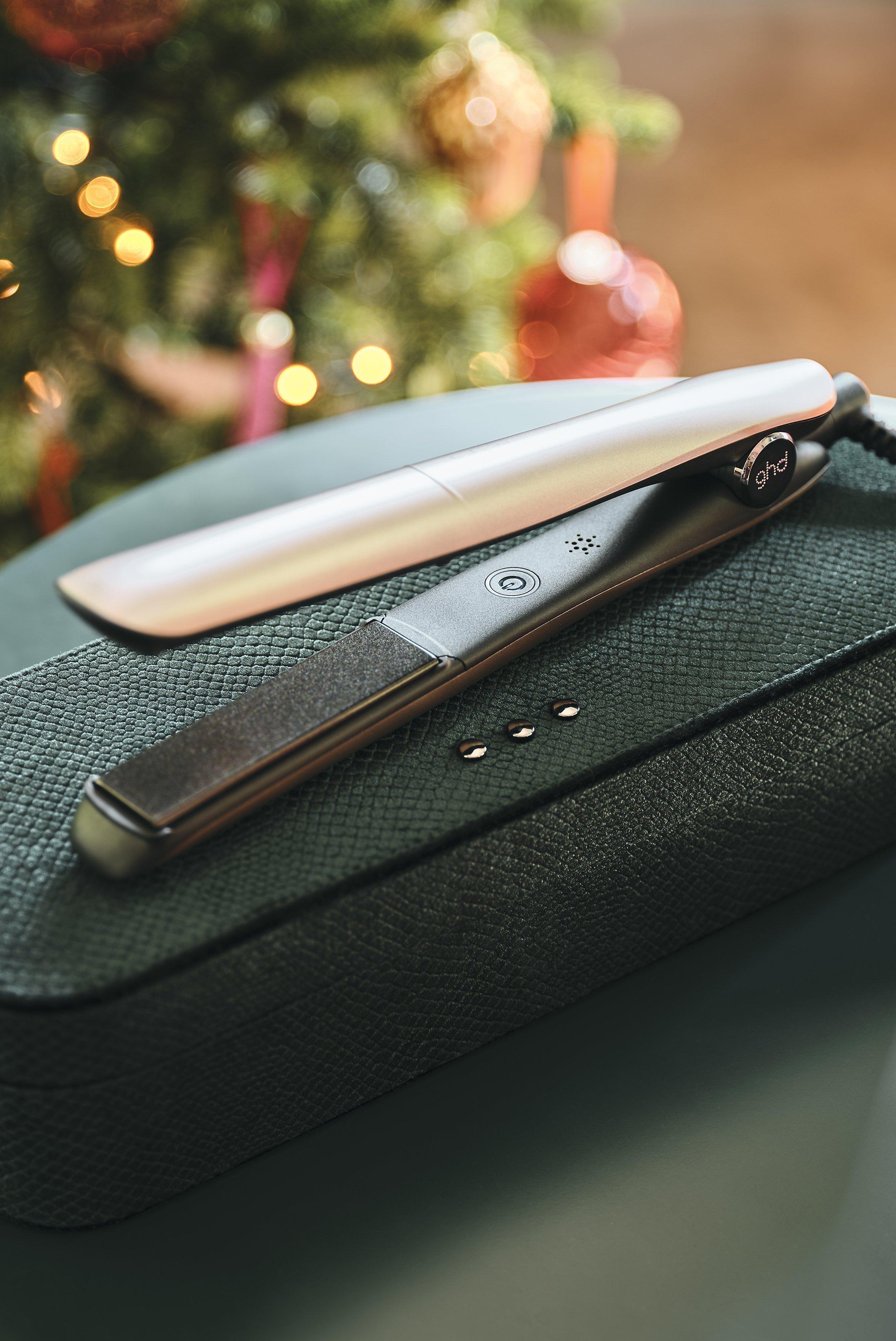 ghd Gold Hair Straighteners Gift Set, Silver