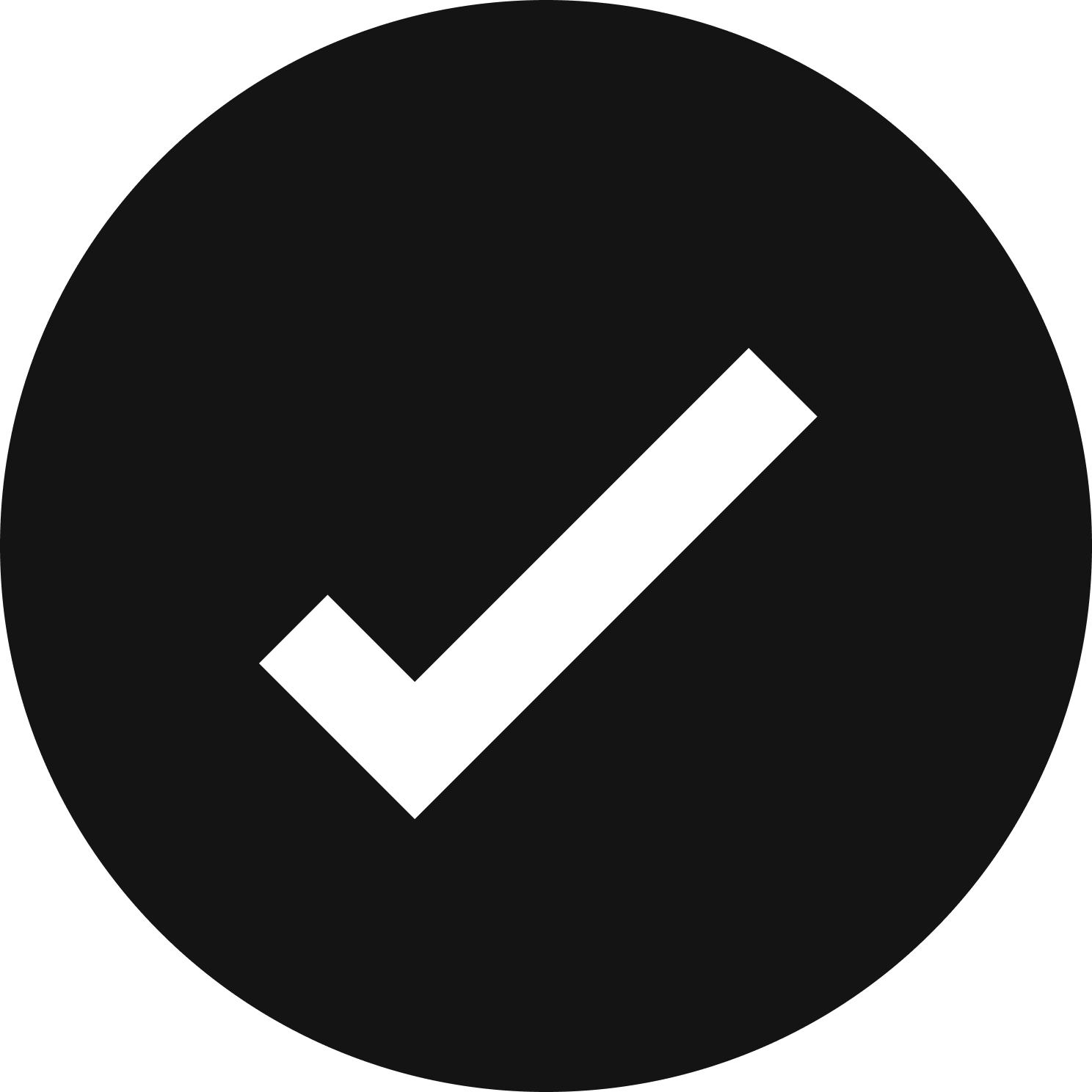 Tick icon