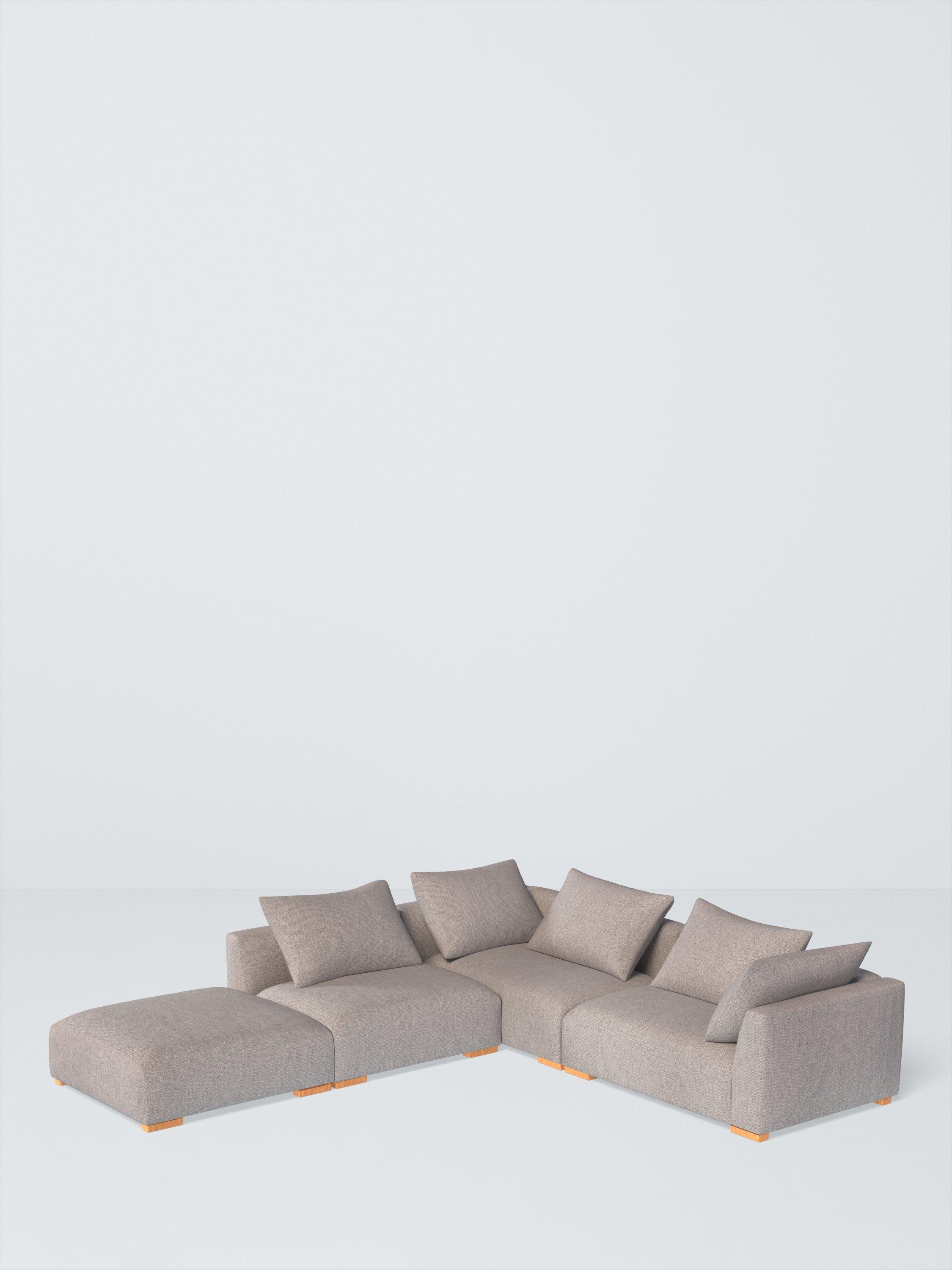 Tokyo Range, John Lewis Twisted Boucle Fabric, Silver Grey, Price Band D