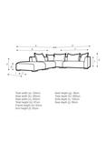 John Lewis Tokyo Extra Wide 5+ Seater LHF Corner Group