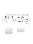 John Lewis Tokyo Extra Wide 5+ Seater RHF Corner Group