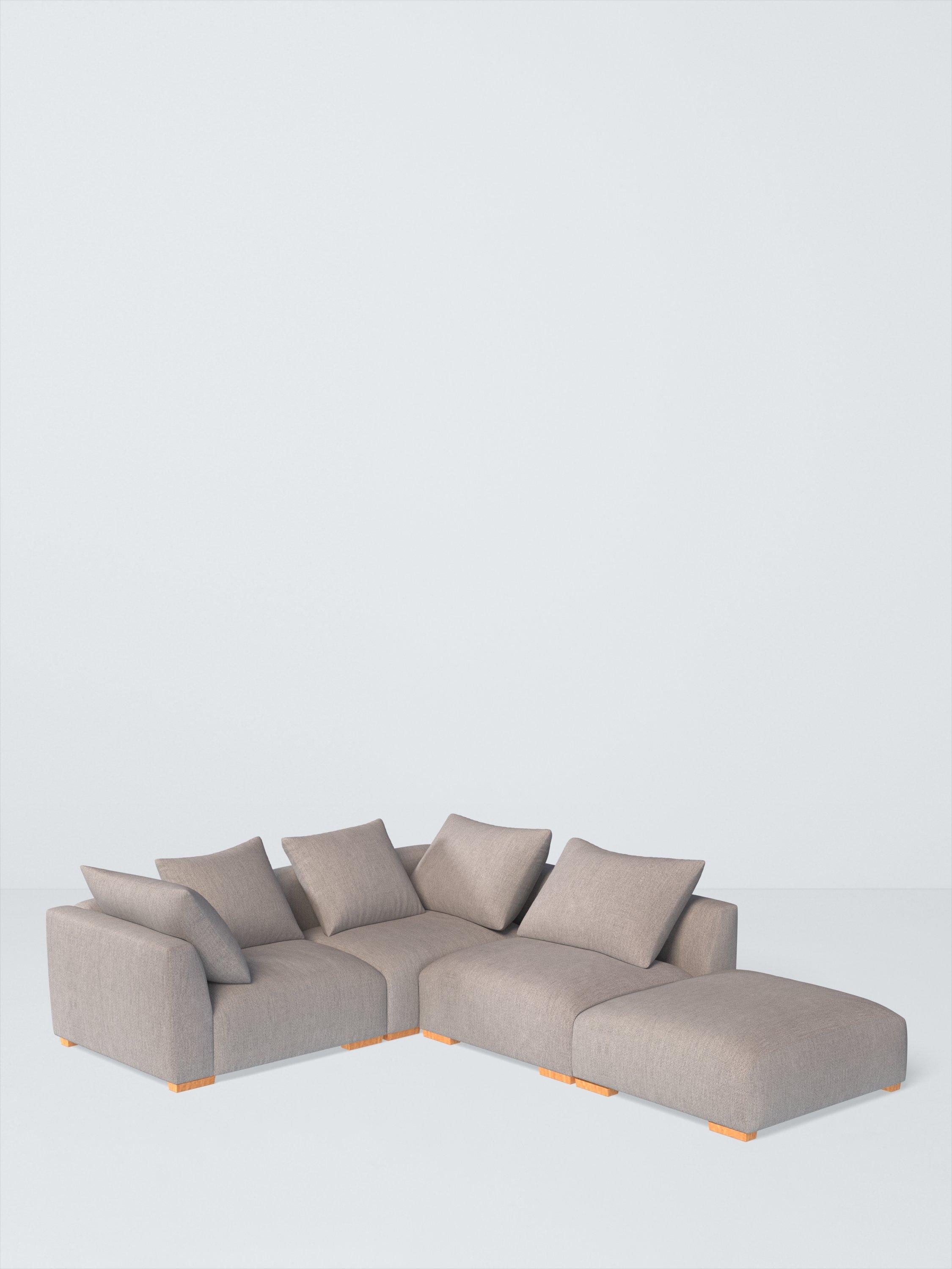 Tokyo Range, John Lewis Twisted Boucle Fabric, Silver Grey, Price Band D