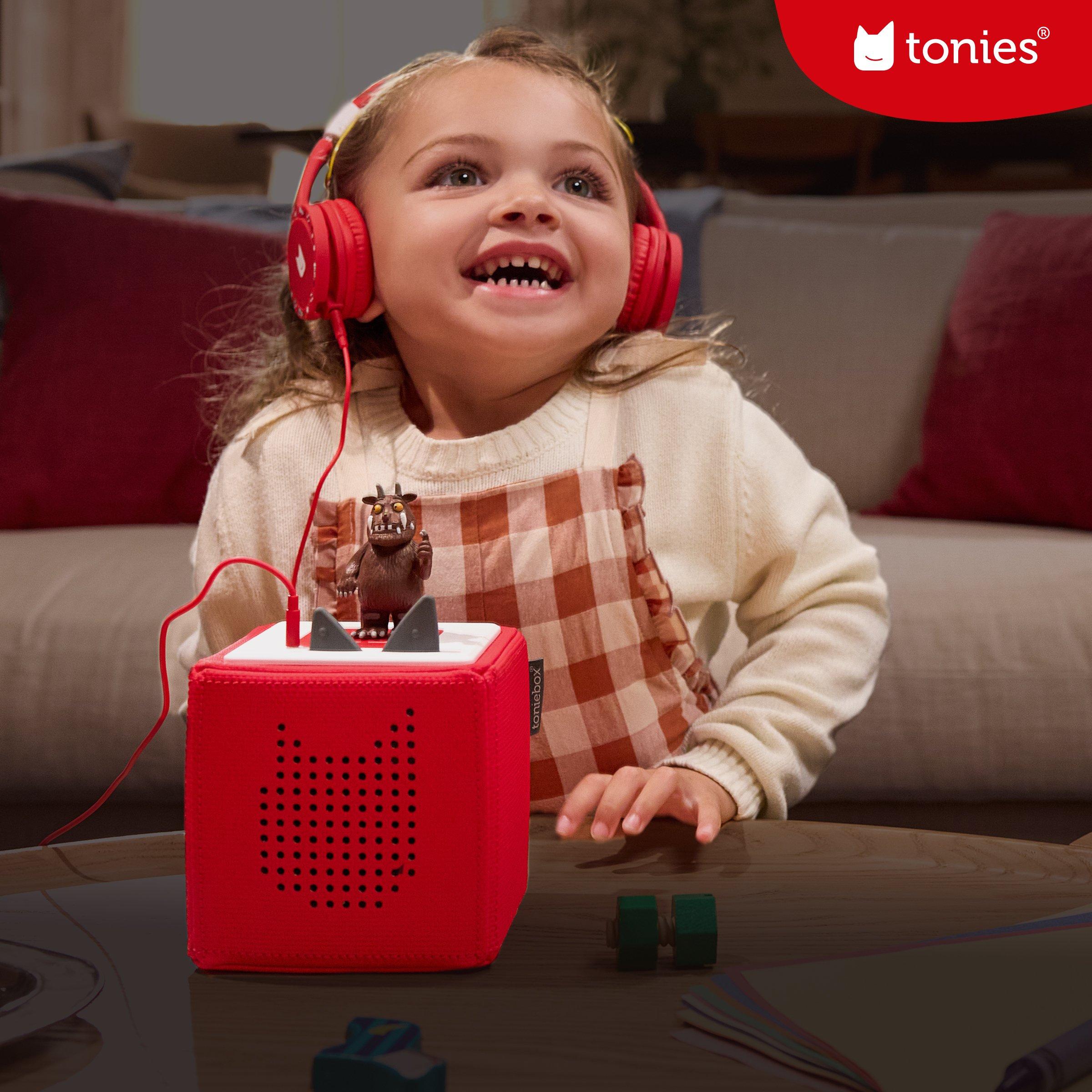 Little girl playing with TOnies toys