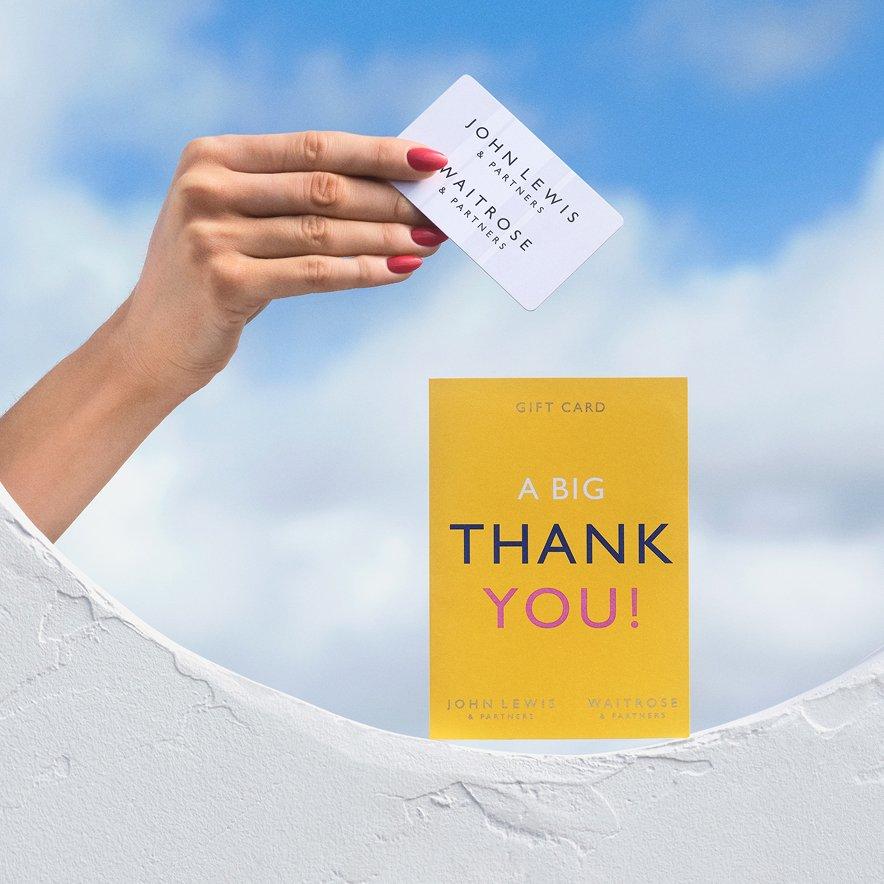Thank you John Lewis gift card