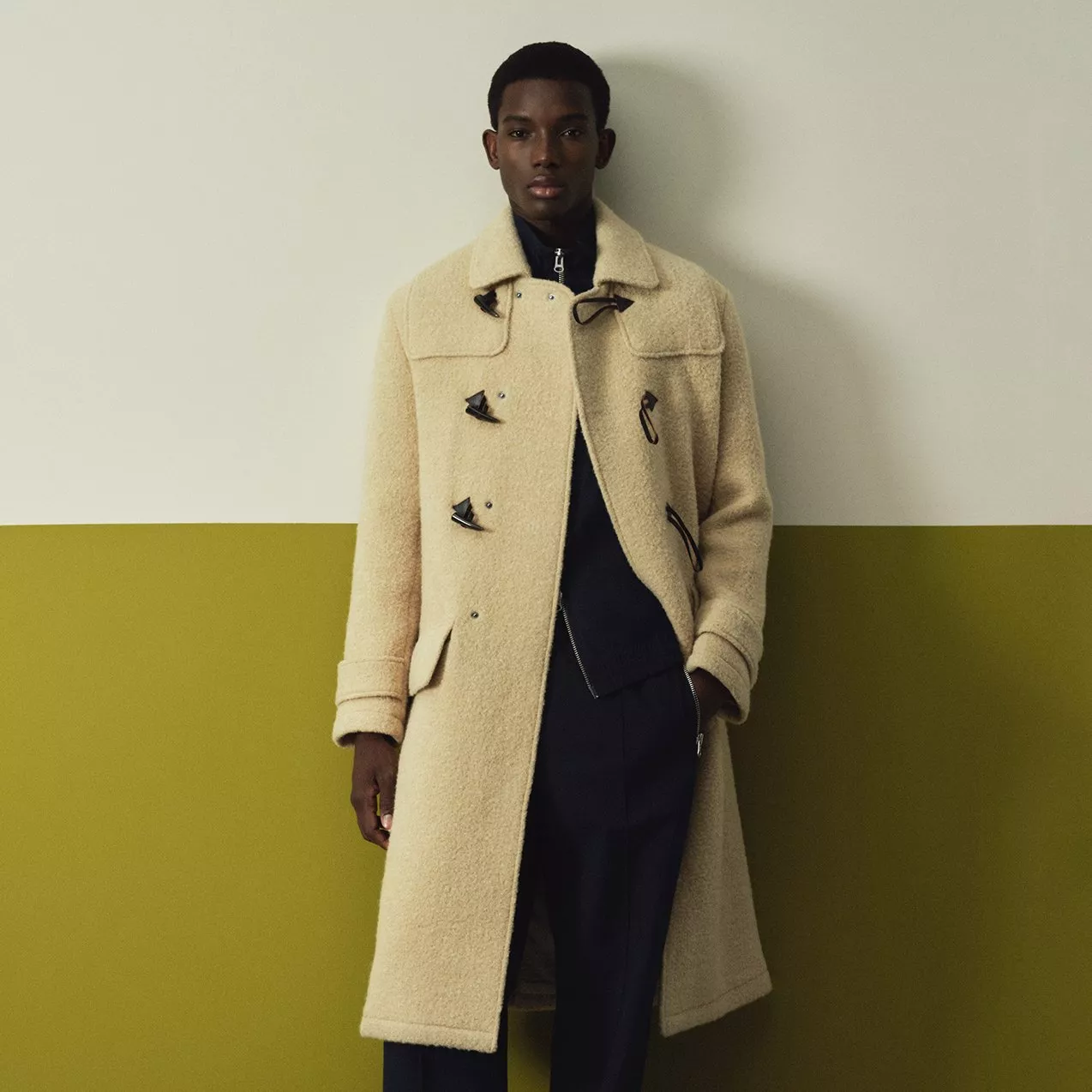 Man in John Lewis Trench Coat