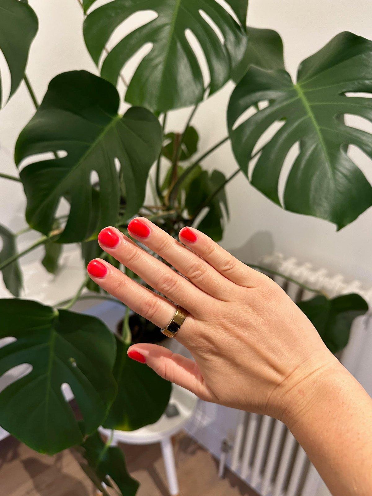 Image of the Oura ring on one of our customers