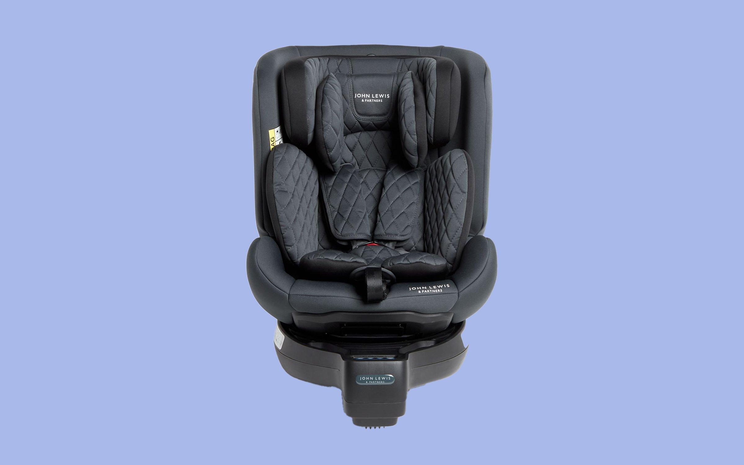 John Lewis Swivel Group 0+/1/2/3 Isofix Car Seat, Black