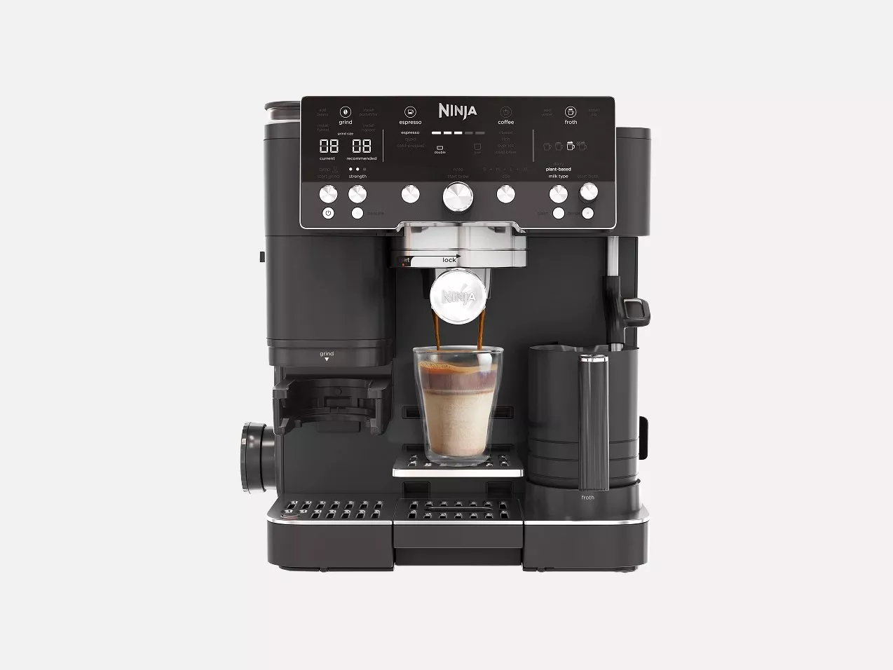 ninja coffee machine cut out