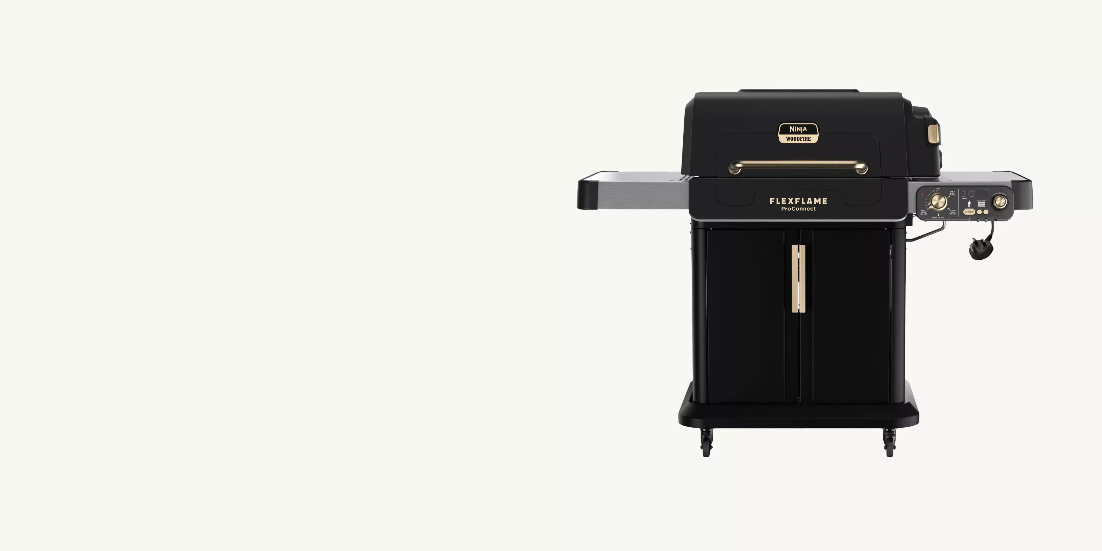 cut out of a Ninja FlexFlame Pro Connect Outdoor Cooking System on a background