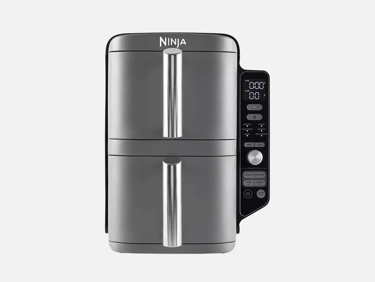 Ninja Double Stack XL 2-Drawer Air Fryer, Grey