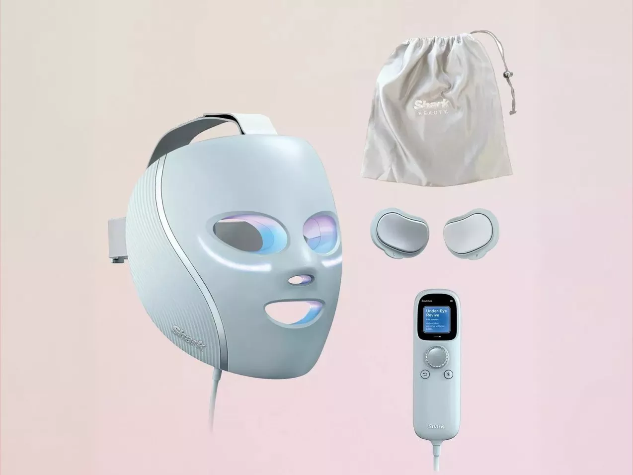 shark image of the mask with accessories