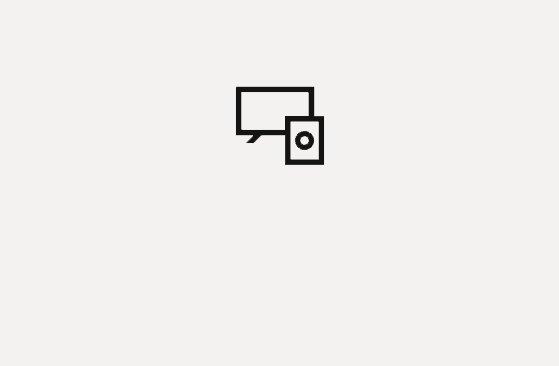 Image of a box with a tv and audio icon on it
