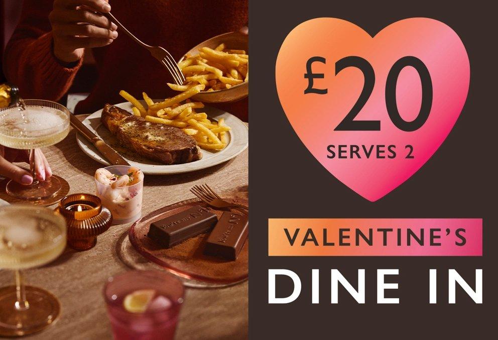 Dine in for 2 with Waitrose for £20