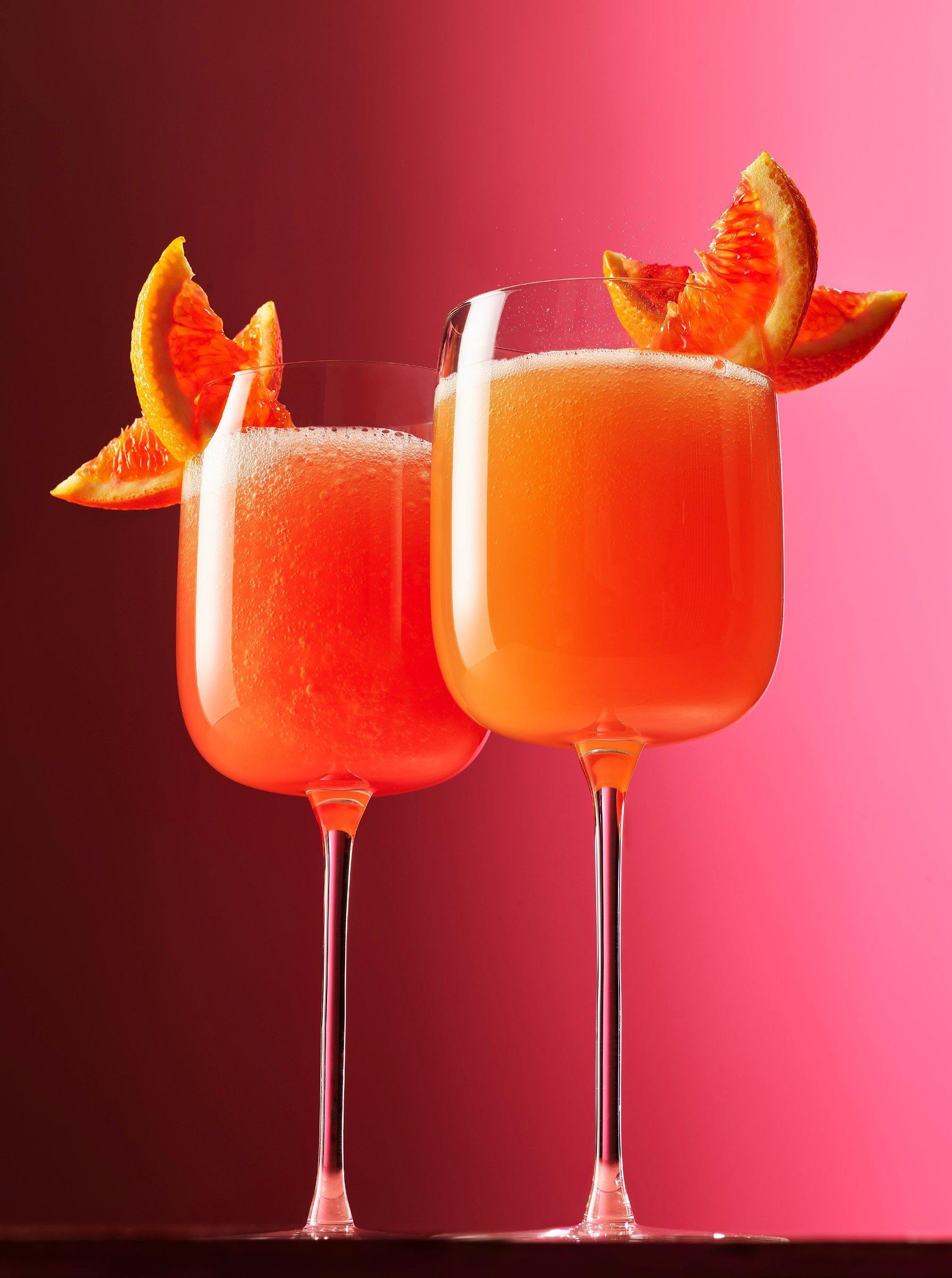 Blood orange mimosa