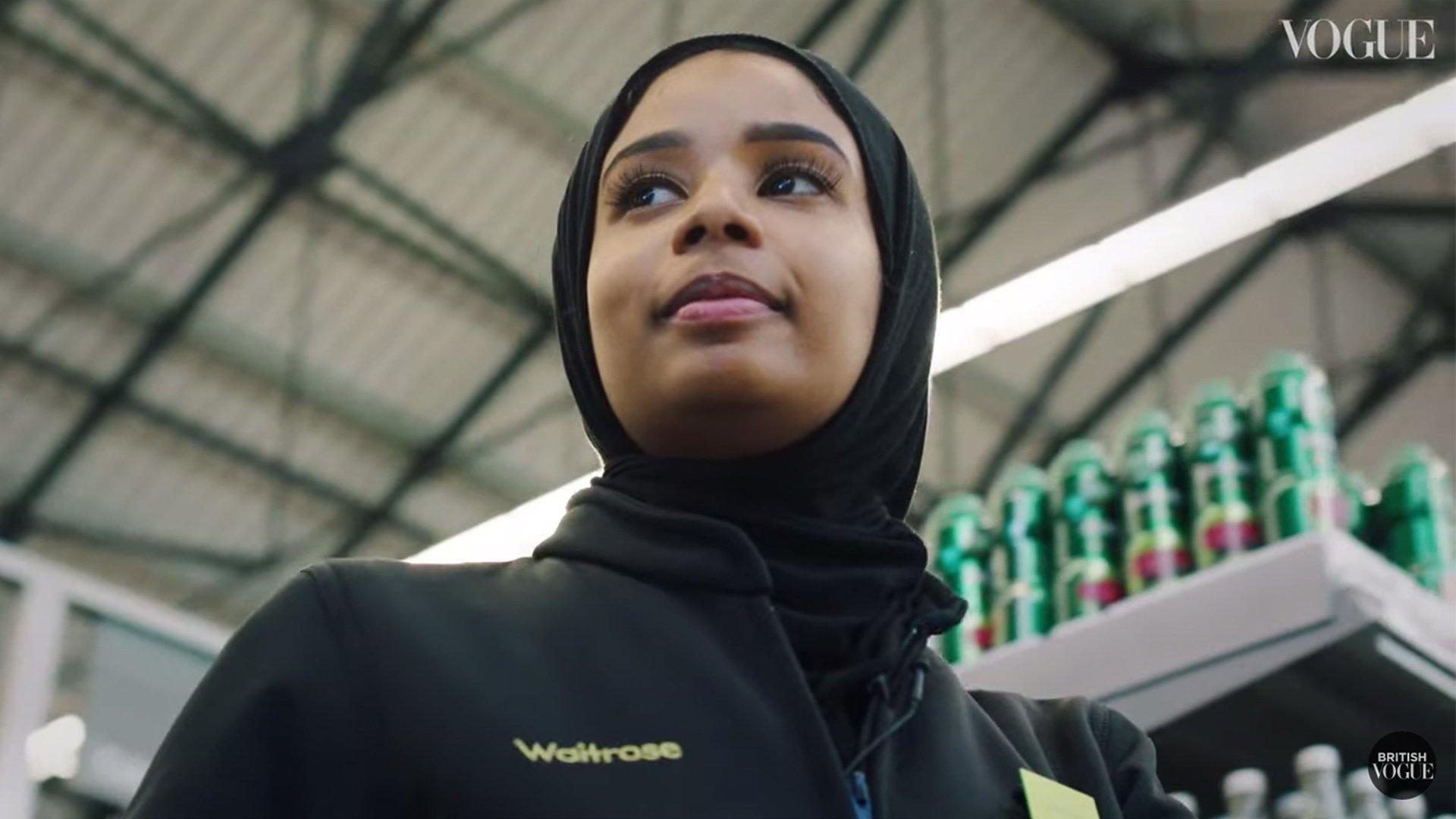 Waitrose key worker Anisa Omar Vogue Cover