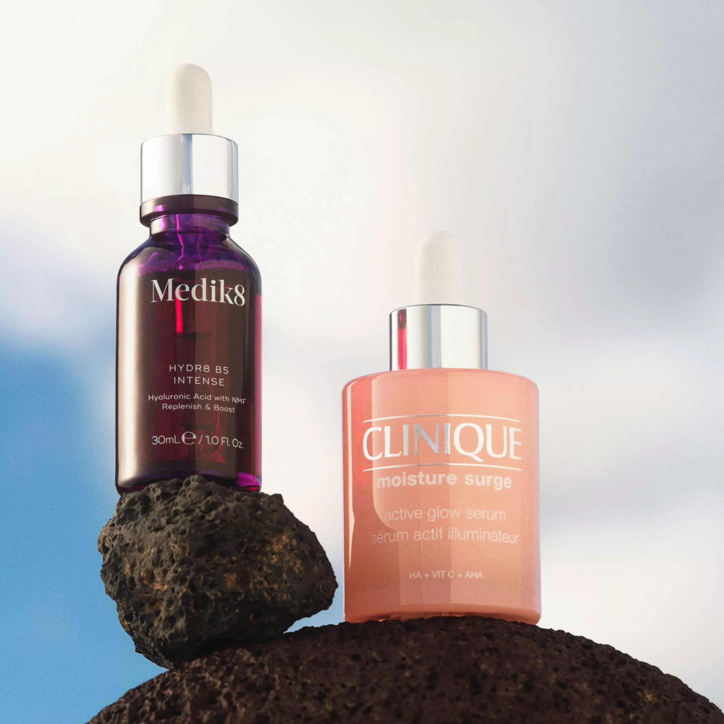 Clinique and Medik7 skincare products