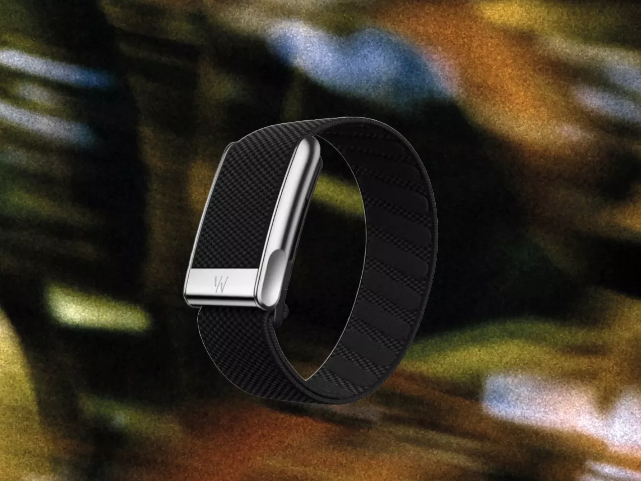 A close-up of a black whoop product