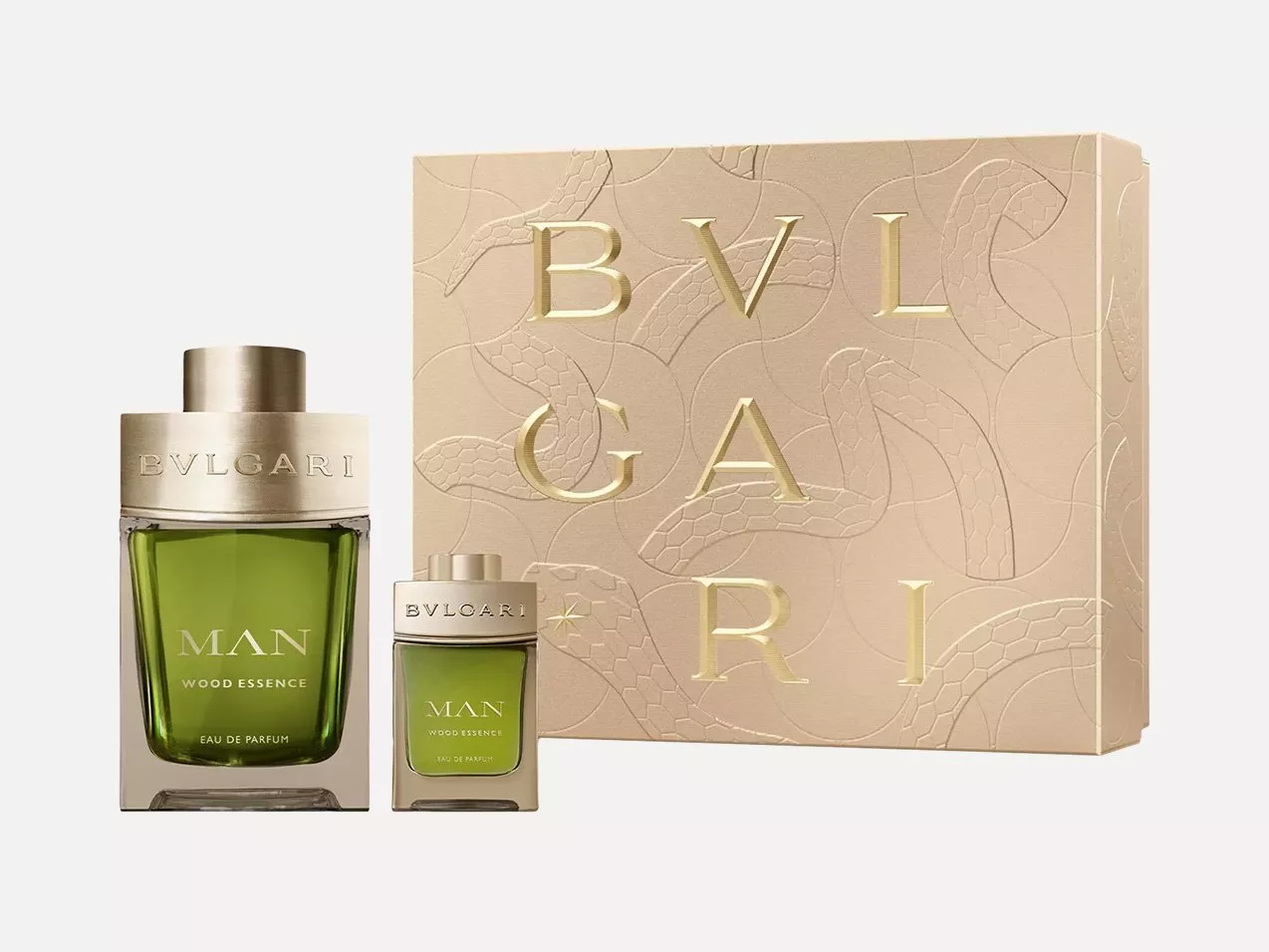 BVLGARI MAN Wood Essence Eau de Parfum 100ml Fragrance Gift Set
