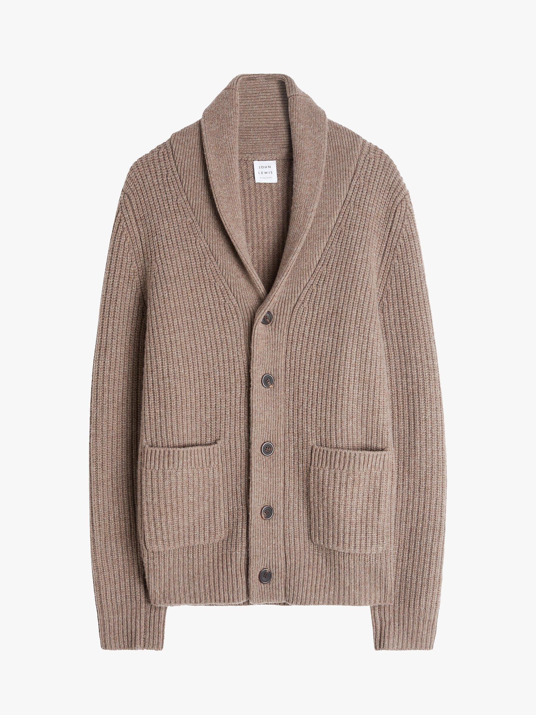 John Lewis Wool Cashmere Blend Shawl Neck Cardigan