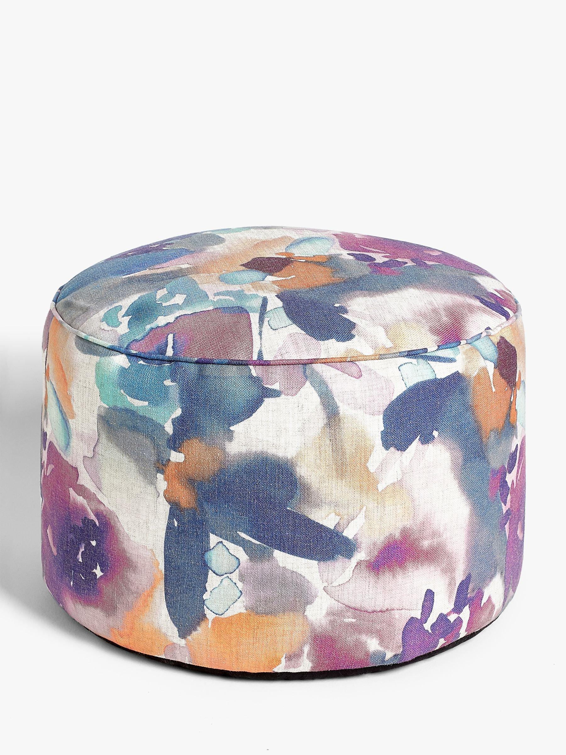 John Lewis & Partners Amaryllis Pouffe, Multi 