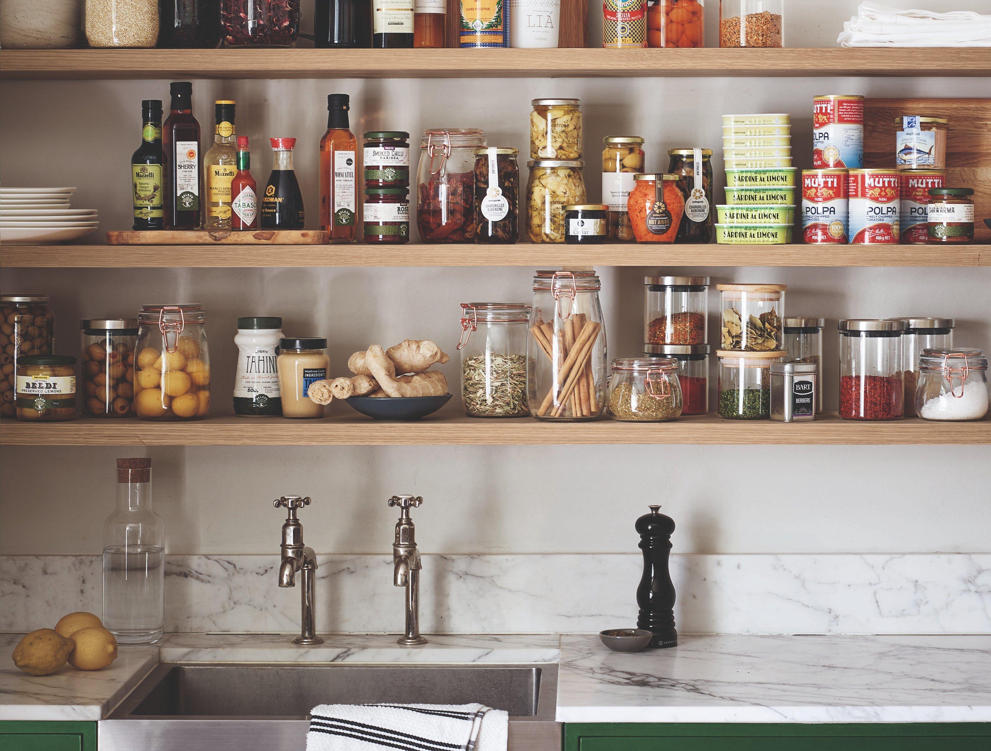 sustainable kitchen storage ideas