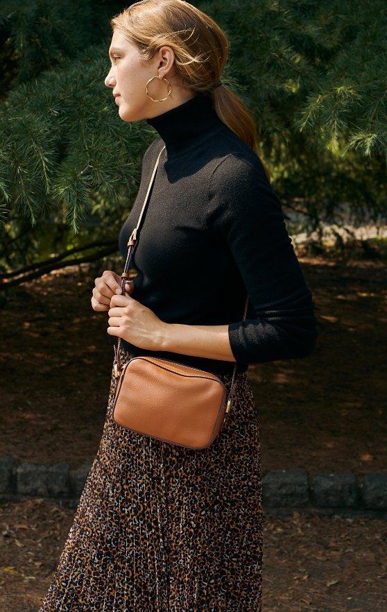 Autumn bags earrings