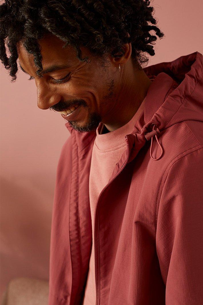 Hooded jacket for autumn